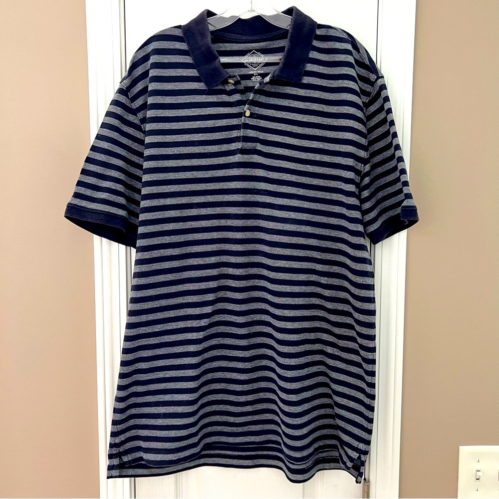 John’s Bay Polo Size XL Blue & Gray
